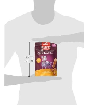 RINTI Chicko Plus Cheese Cubes with Chicken - 12x80g | Premium Dog Treats | International Shipping - Buy Online on GoSupps.com