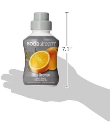SodaStream Diet Orange 500ml-Makes 12-litres of Soda Orange 16.9 Fl Oz (Pack of 1) - Buy Online on GoSupps.com