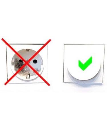 STCLE 4-Piece Socket Cover Set - Dust Protection for Schuko Sockets Safe Socket Strips & Splash Protection - Ideal for Hotels & Businesses - Buy Online on GoSupps.com