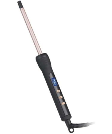 Curling Wand 9MM Thin Curling Iron Tight Curls LCD Display 100-230 C for All Hair Types Tourmaline Ceramic Barrel 30-Second Heat-Up Long&Short Hair Culer Pro Curling Tongs (Gold) - Buy Online on GoSupps.com