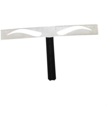 Didiseaon 1pc Eyebrow Template Eyebrow Shaping Stencil Eyebrow Ruler Stainless Steel Triangular Ruler Size 1 As Shown - Buy Online on GoSupps.com