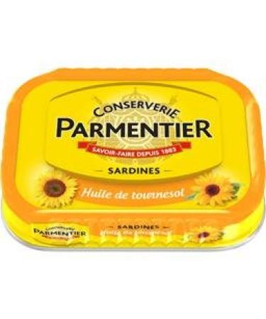 PARMENTIER - Selection of sardines in sunflower oil Parmentier - 135 g - Frozen