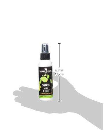 Funky Feet Foot Odor Spray - Natural Shoe Deodorizer with Tea Tree Oil - Eliminate Sneaker Smell Instantly - Buy Online on GoSupps.com