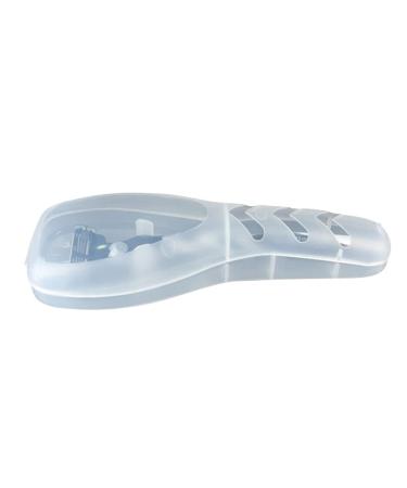 Besreey razor storage box razor box travel case for razor razor holder razor travel for Gillette men razor travel case transparent dustproof waterproof storage cartridge box