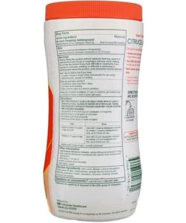 Citrucel Methylcellulose Fiber Therapy 30 oz 4-Pack Orange Flavor - Digestive Regularity Support - Buy Online on GoSupps.com