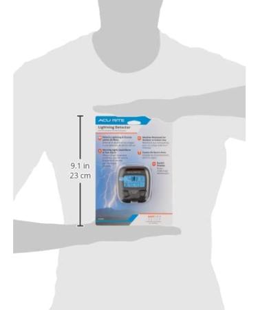 AcuRite 02020 Portable Lightning Detector Black  2L x 1W x 2H - Buy Online on GoSupps.com