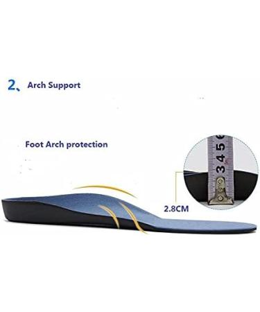 Flat Foot Orthopedic Insoles for Men & Women | Arch Support Inserts | EVA Sports Shoe Pads (46-48 - Buy Online on GoSupps.com