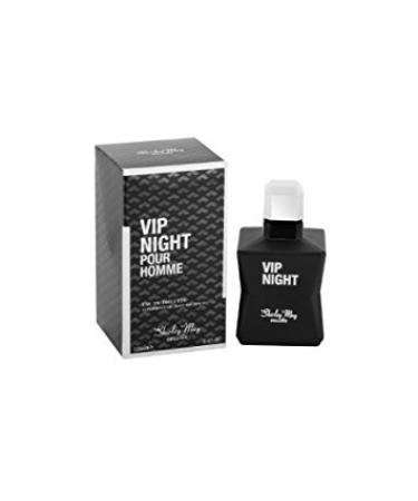 VIP Night for Men EDT - Eau De Toilette 100ML (3.4 oz) | Arabian Perfumery | Aquatic Scent with Subtle Notes of Ginger Mandarin & Sandalwood | Everyday Essential | by Shirley May Perfumes - Buy Online on GoSupps.com