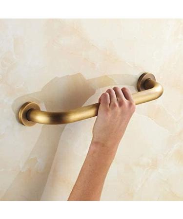Safe Handrail Grab Bar Grab Rails Brass Wall Mounted Brushed Finish Safety Support Rail Elderly/Disabled Handrails Aid Hold For Toilet/Shower Bathroom GoldBathroom Handle - Buy Online on GoSupps.com