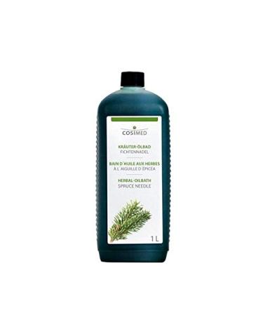Herbal Oil Bath Spruce Needle 1 l Bottle Bath Additive
