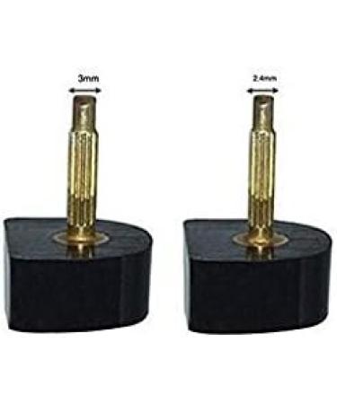 Durable Heel Tips Replacement Set - 6 Pairs High Heel Caps Protectors - U-shape Black - Thick Pins 3mm 10mm - Shoe Repair Kit - Buy Online on GoSupps.com