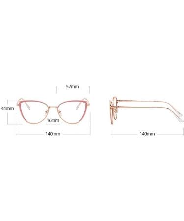 Incredible Cat Eyes Reading Glasses - Anti-Blue Light Anti-UV Stylish Gold +200 for Women - Buy Online on GoSupps.com