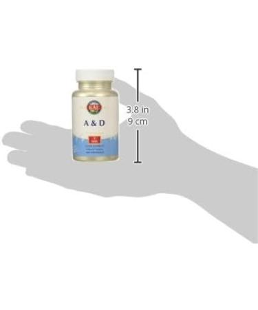 KAL Vitamin A and D 10,000/400 IU Softgel 100 Count - Supports Immune Health and Bone Strength - Buy Online on GoSupps.com