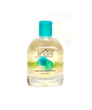 Jindilli - Pure Macadamia Oil for Hair and Skin | Cold-Pressed  Filtered  All-Natural  Vegan  Non-GMO  Hexane-Free  Cruelty-Free - Moisturizing and Nourishing Oil for Hair and Skin (7.5 oz) 7.50 Fl Oz (Pack of 1)