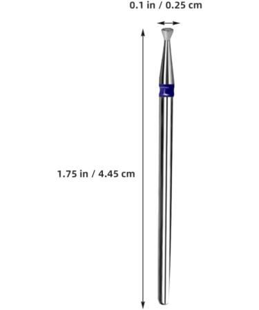 Ipetboom Nail Drill Bits Electric Nail Drill Tip Stainless Steel Nail File Manicure Cuticle Remover Nail Drill Art Tools Carbide Remover for Home Salon. - Buy Online on GoSupps.com