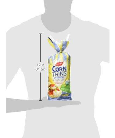 Real Foods Organic Corn Thins 5.3 oz - 2 Pack | Gluten-Free Snack - Buy Online on GoSupps.com