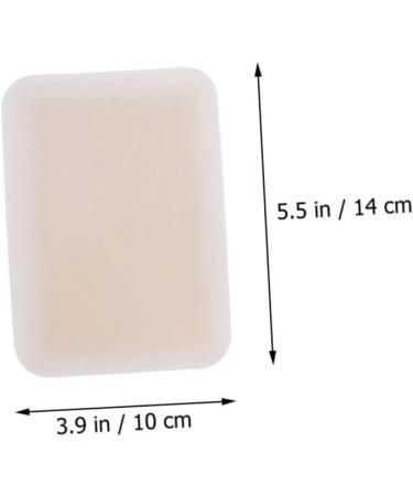 Gogogmee 3pcs Concealer Water Proof Tape Silicone Patches Scar Cover up Tape Tattoos Concealing Tape Gel Face 14X10X0.2CM Khaki - Buy Online on GoSupps.com