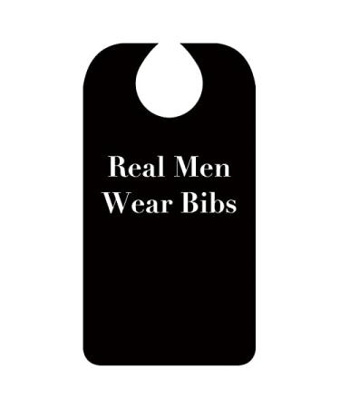 Funny Adult Bibs for Men Washable Waterproof Adult Bib for Eating with Crumb Catcher C Style - 1 Pack