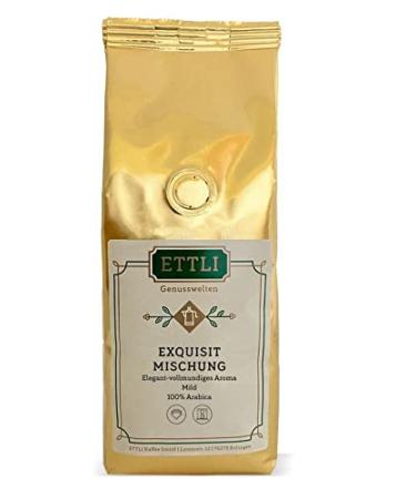 Exquisite Blend - Finest ETTLI Coffee - 100% Arabica - Mild (Whole Bean, 250g).