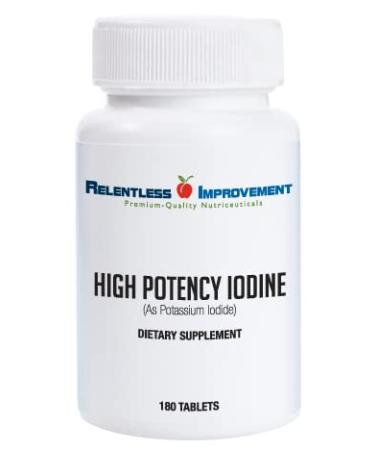 Relentless Improvement Potassium Iodide 180 Tablets
