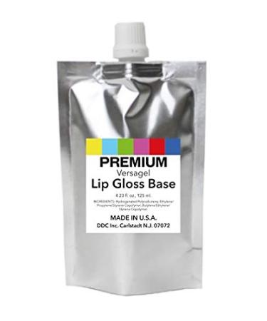 DDCI Versagel Lip Gloss Base Clear (4.23 Fl. oz  125 ml.) for DIY Beauty and Cosmetics MADE IN U.S.A.