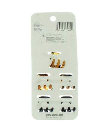 Scunci No-Slip Grip Mini Jaw Clips - 5 Count (Pack of 1) - Buy Online on GoSupps.com