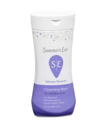 Summer's Eve Feminine Wash Sensitive Skin Delicate Blossom 9 oz (Pack of 12)
