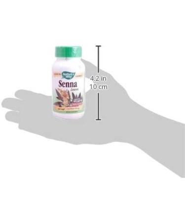 Nature's Way Senna Leaves 1350 mg - 100 Vegan Capsules for Digestive Health - Buy Online on GoSupps.com