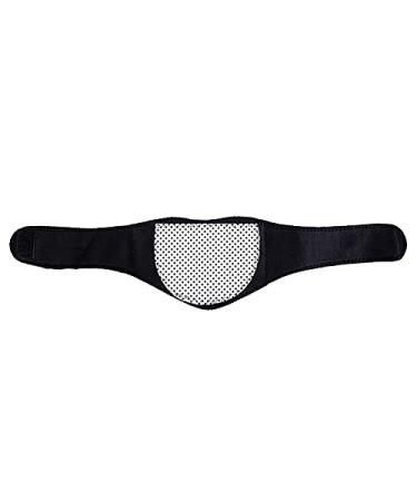 winwintom Neck Support Brace Strap Adjustable Self Heating Neck Stretcher Warm Neck Guard Protector Black One Size