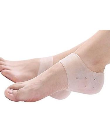 Buy Gel Heel Socks - Silicone Moisturizing Pain Relief Sleeves for Men & Women | Dry & Cracked Foot Protection - Buy Online on GoSupps.com