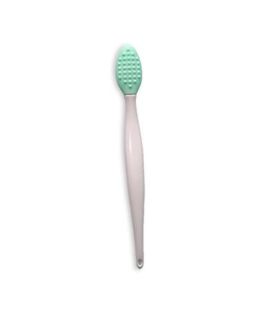 dijiusidy Lip Brush Woman Accessories Silicone Powder Buffer Comedo Remover Facial Clean Removing Tools Easily Grip Exfoliating Brushes Green