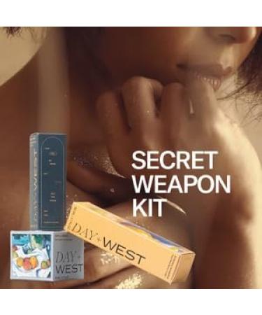 Day+West Secret Weapon Kit | Skincare Gift Set for Sensitive Skin | Hydrating Mist Face & Neck Cream Facial Oil with Organic Ingredients - Buy Online on GoSupps.com