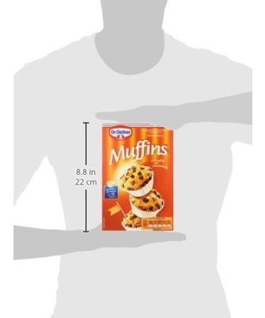 Dr. Oetker Muffins Baking Mix 370g - Classic Chocolate Muffin Mix for 12 Juicy Muffins | International Shipping - Buy Online on GoSupps.com