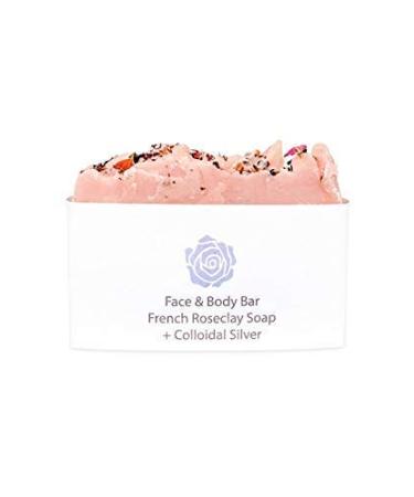 La Bohemia Natural Colloidal Silver Organic Rose Clay Soap 4oz
