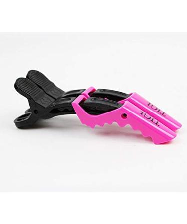 10 Pcs Pink 11CM 4.3Inch Plastic Professional Alligator Clip Hair Partition Positioning Barrettes Fringe Hair Fixing Clamp Ponytail Hair Divider Clasp Hairpin Grips Hairstyle Tool for Home Salon - Buy Online on GoSupps.com