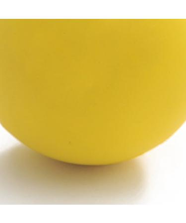 Verdant Touch Yoga Massage Ball - Yellow Rubber Foot Massager for Muscle Relaxation & Fascia Release | Perfect for All Ages - Buy Online on GoSupps.com