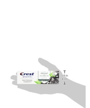 Crest Charcoal 3D White Toothpaste Whitening Therapy with Tea Tree Oil - Refreshing Mint Flavor - 4.1 Oz - Pack of 1 - Buy Online on GoSupps.com