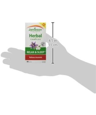 Jamieson Herbal Complex Relax & Sleep 60 Capsules - Buy Online on GoSupps.com
