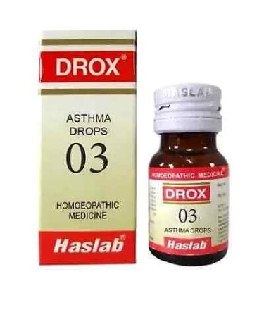 Haslab DROX 3 (Asthma Drops - Asthma) (30ml)/Free Ujala Eye Drops