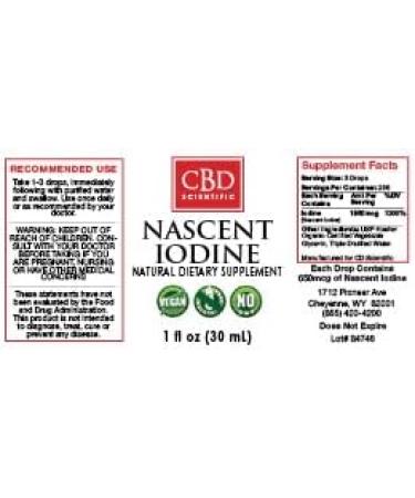 Organic Nascent Iodine Supplement Deep-Earth Sourced. Supports & Detoxifies Thyroid. Metabolism Heath Focus & Better Sleep. 1 950 mcg per Serving - Buy Online on GoSupps.com