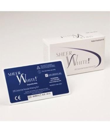 Sheer White Teeth Whitening Strips - Double Pack for Brighter Smile - Buy Online on GoSupps.com