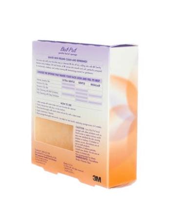 Buf-Puf Gentle Facial Sponge for Dry Skin - Pack of 3 - Buy Online on GoSupps.com