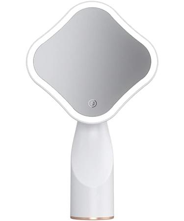 VIHELI LED Makeup Mirror with Light | Portable USB Rechargeable Vanity Mirror - Touch Screen Dimming (White) - Buy Online on GoSupps.com