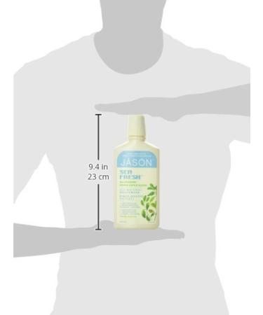 Jason Sea Fresh Deep Sea Spearmint Mouthwash 16 oz - Natural Cosmetics - Buy Online on GoSupps.com