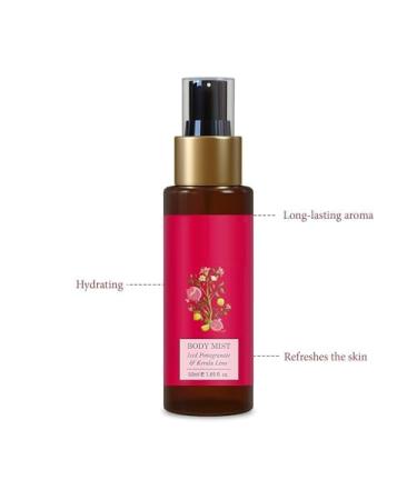 thakor craft Forest Essentials Body Mist Iced Pomegranate & Kerala Lime|Hydrates & Scents the Skin|Body Spray For Men And Women - Buy Online on GoSupps.com
