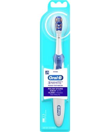 Oral-B 3D White Battery Powered Electric Toothbrush - Pack of 2 | Enhance Your Smile International Shipping Available - Buy Online on GoSupps.com