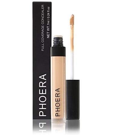 AQUAPURITY PHOERA Liquid Concealer Full Coverage Foundation - Dark Coffee (110) | Cruelty-Free Formula for Under Eye Circles | 28.00g - Buy Online on GoSupps.com