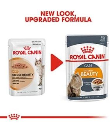 Royal Canin Hair & Skin Adult Wet Cat Food In Gravy 48 x 85g - Buy Online on GoSupps.com