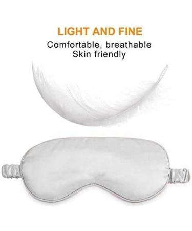 OneCut Silk-Like Sleep Eye Mask - Lightweight & Comfortable for Men and Women - Gray - Buy Online on GoSupps.com