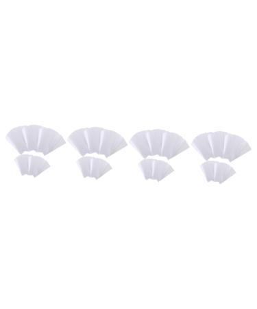Frcolor 4 pieces 5 Wax Paper Wax Strip Hair removal Paper Waxing Strips Painless Hair Removal Tool Epilier Strip Hair Cleaning Wax Manicure detergent Stock